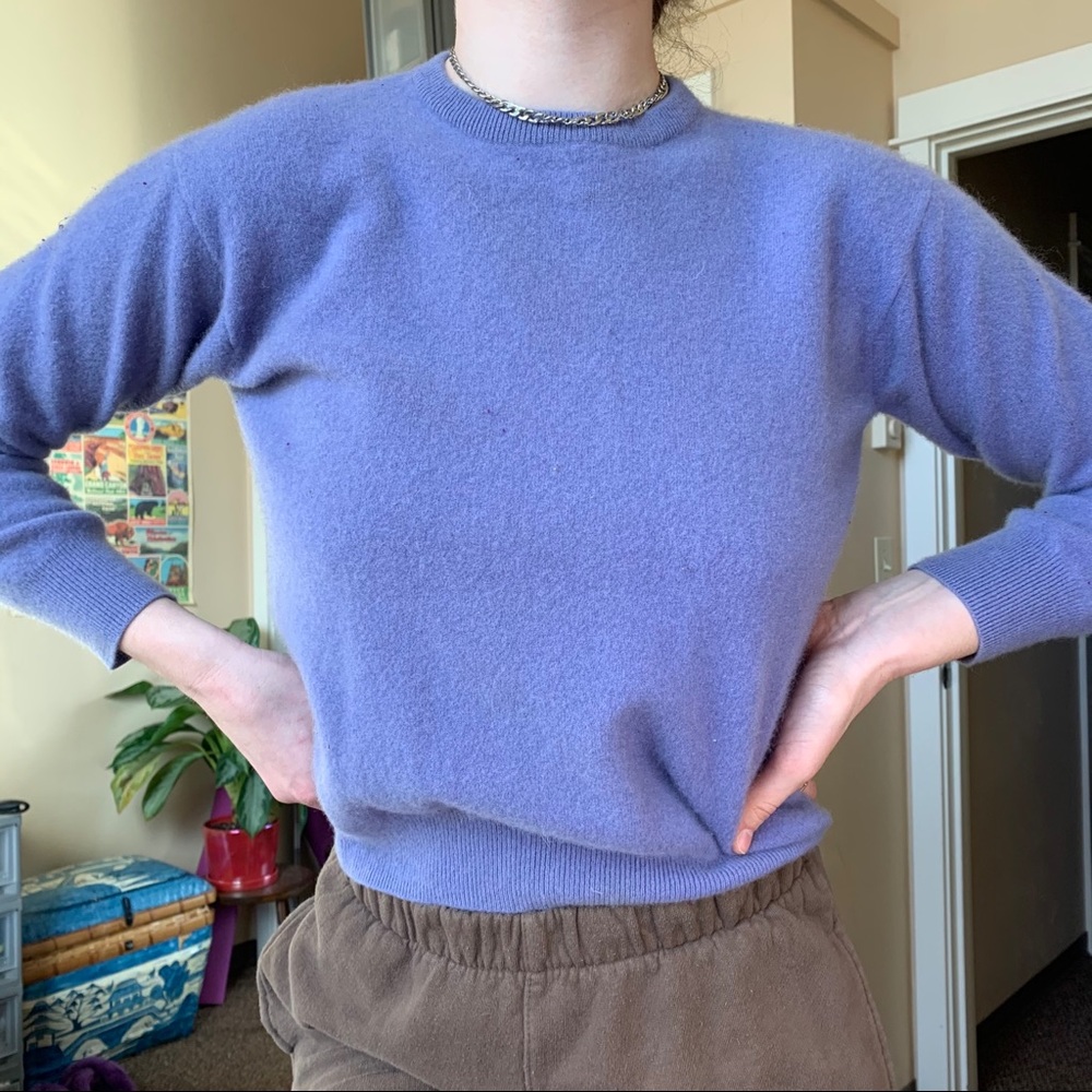 Saks Fifth Ave Lavender Sweater